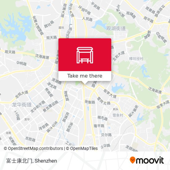 富士康北门 map