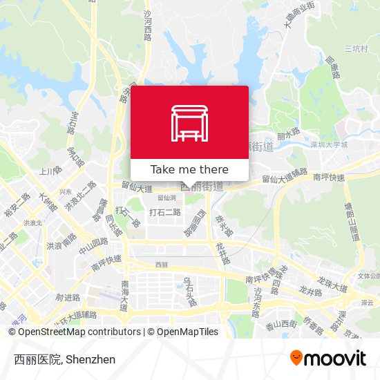 西丽医院 map