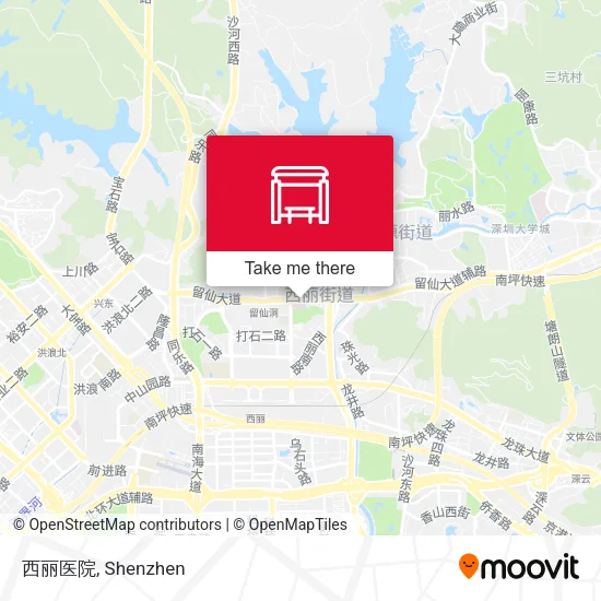 西丽医院 map