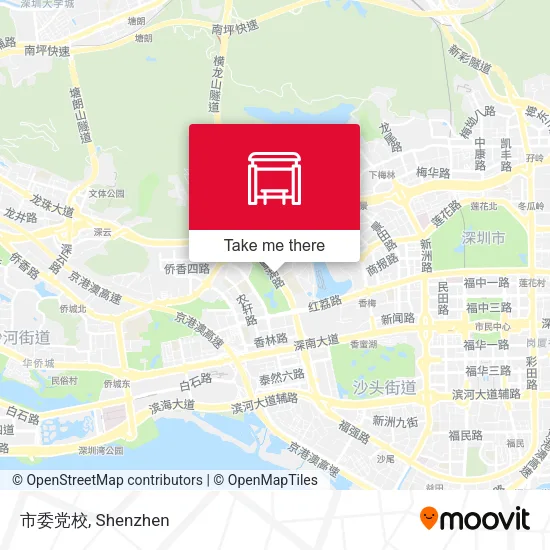 市委党校 map
