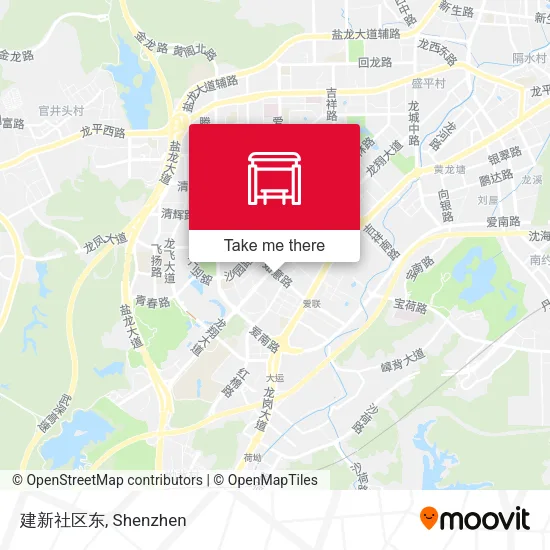 建新社区东 map