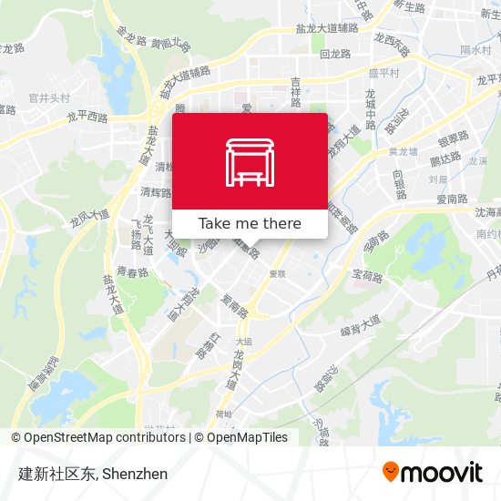 建新社区东 map