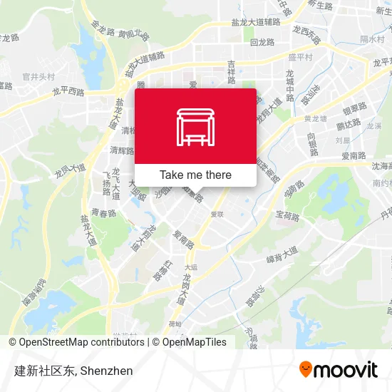 建新社区东 map
