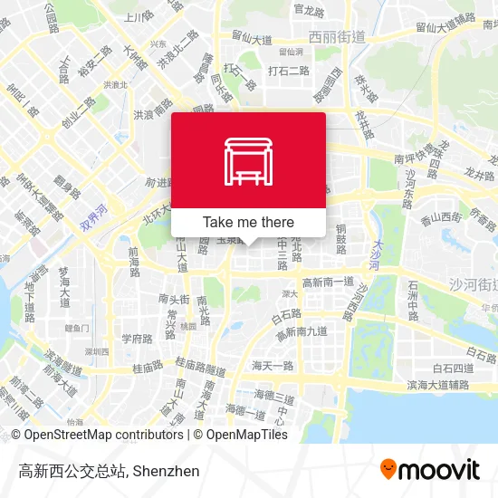 高新西公交总站 map