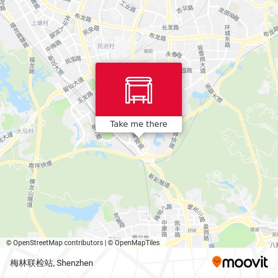 梅林联检站 map