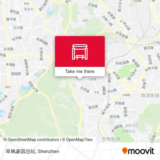 翠枫豪园总站 map