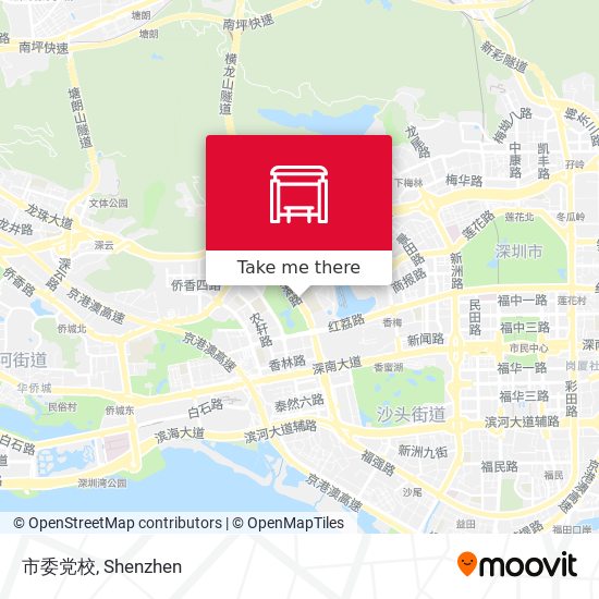 市委党校 map