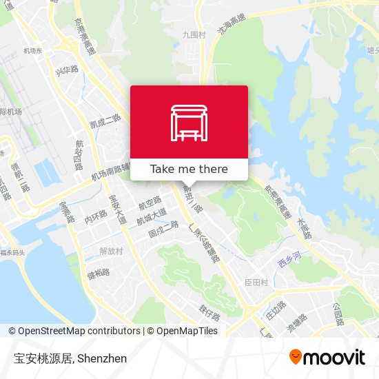 宝安桃源居 map