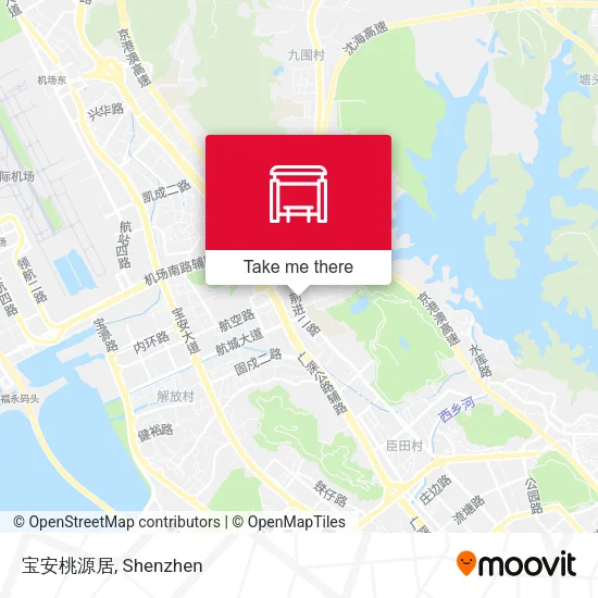 宝安桃源居 map