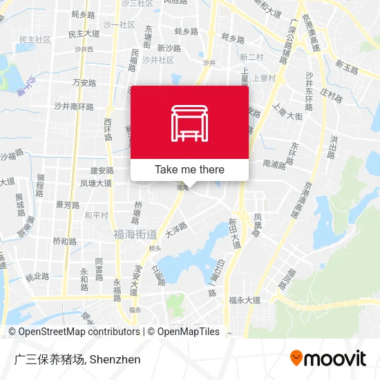 广三保养猪场 map