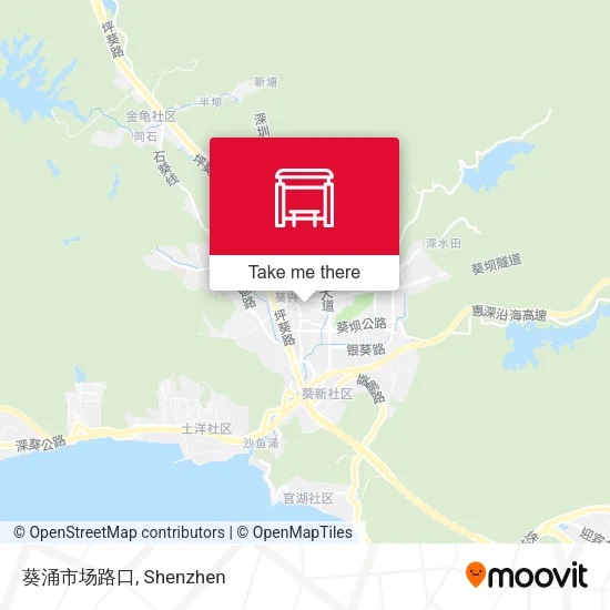 葵涌市场路口 map