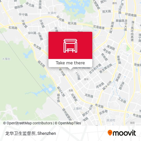 龙华卫生监督所 map