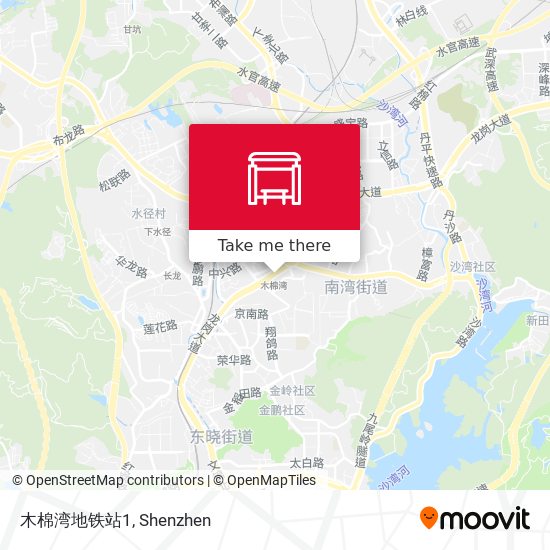 木棉湾地铁站1 map