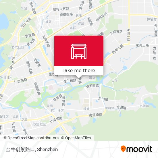 金牛创景路口 map