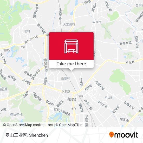 罗山工业区 map