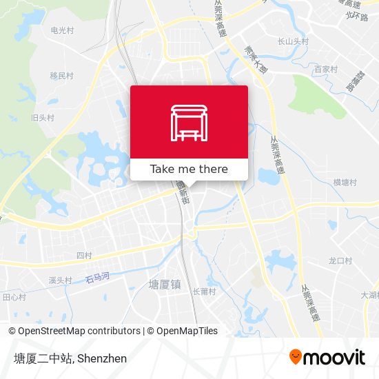 塘厦二中站 map