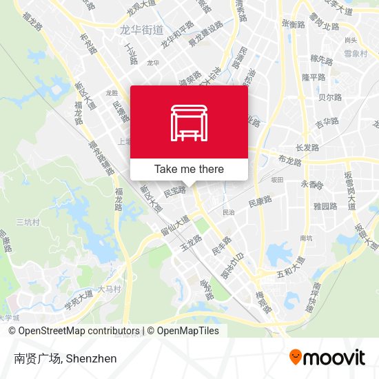 南贤广场 map