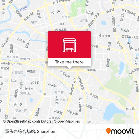 潭头西综合场站 map