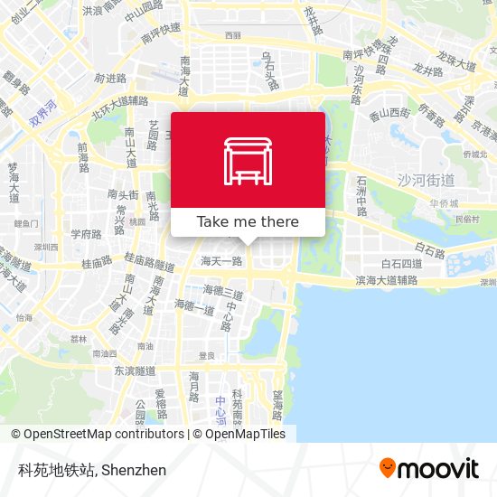 科苑地铁站 map