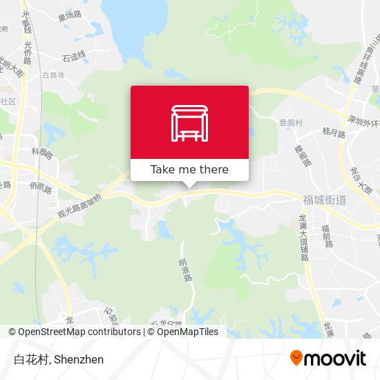 白花村 map
