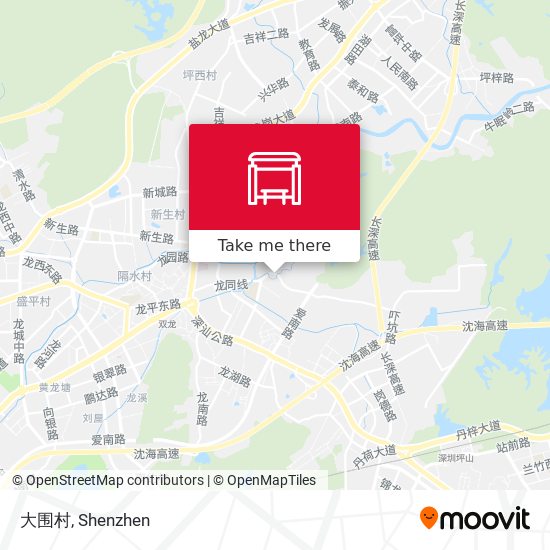 大围村 map
