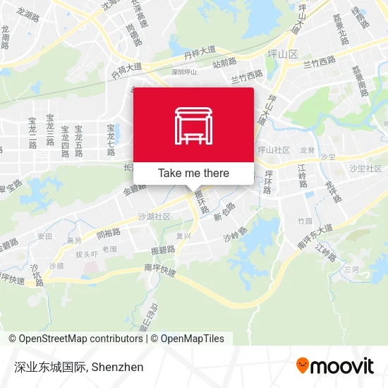 深业东城国际 map