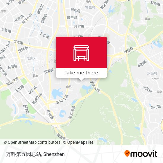 万科第五园总站 map