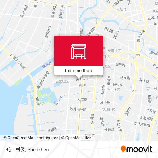 蚝一村委 map