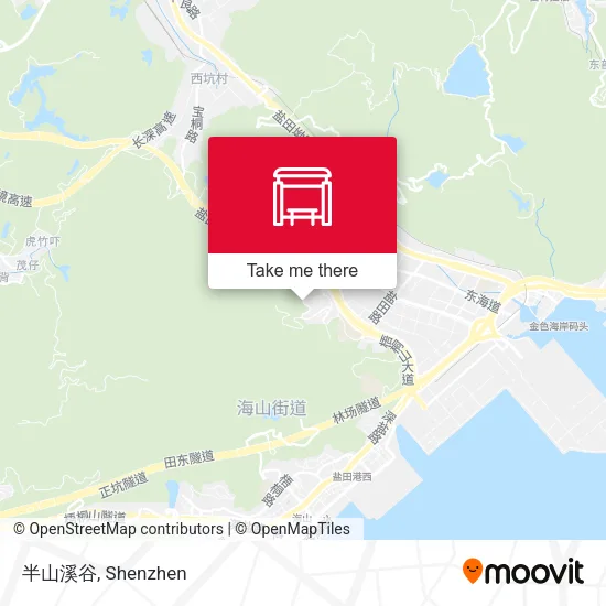 半山溪谷 map