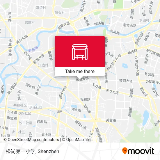 松岗第一小学 map