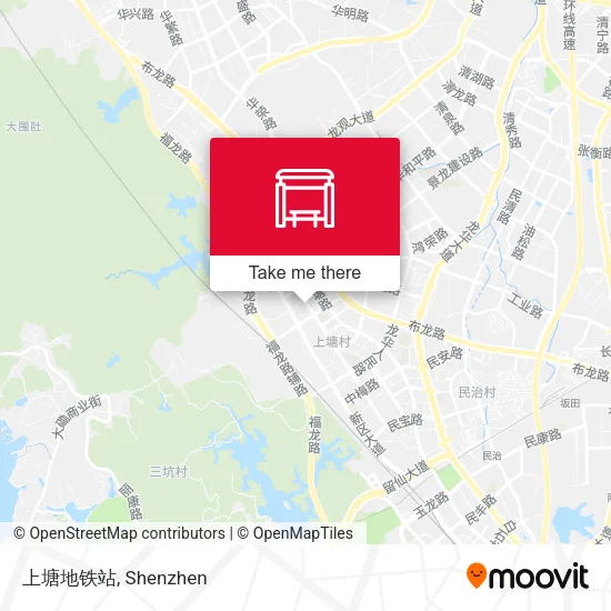 上塘地铁站 map