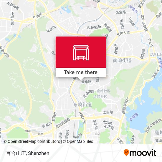 百合山庄 map