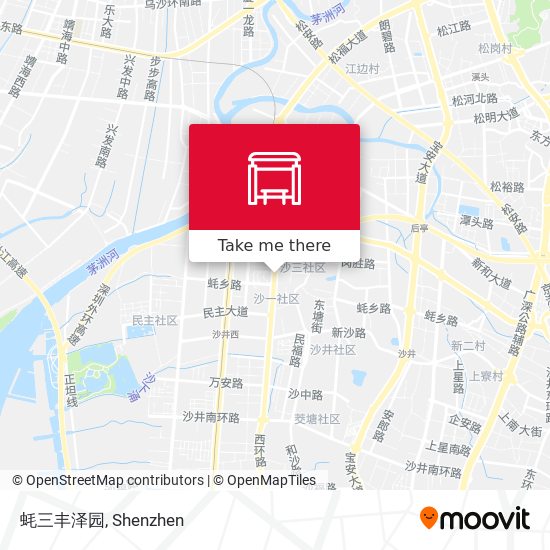 蚝三丰泽园 map