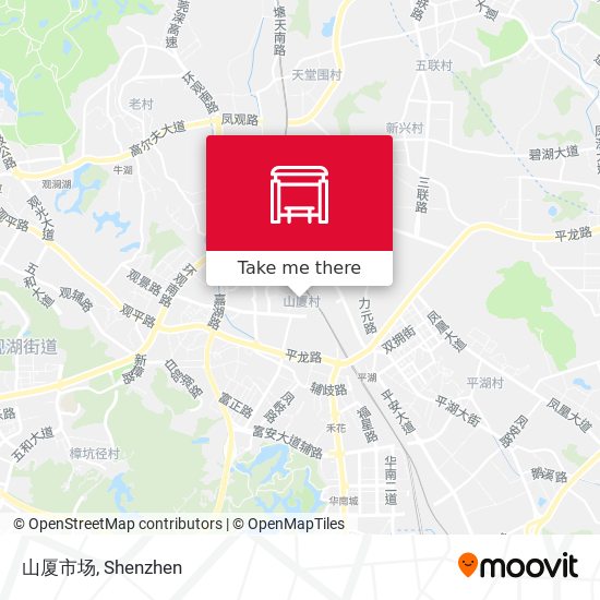 山厦市场 map