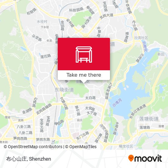 布心山庄 map