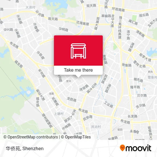 华侨苑 map