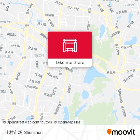 庄村市场 map