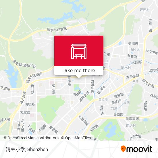 清林小学 map
