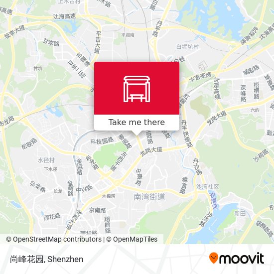 尚峰花园 map