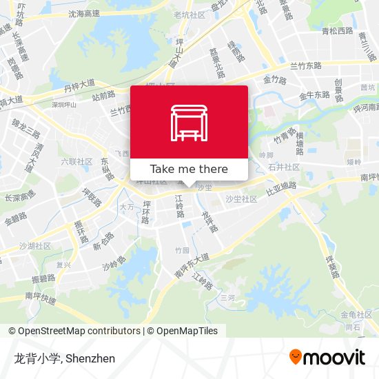 龙背小学 map