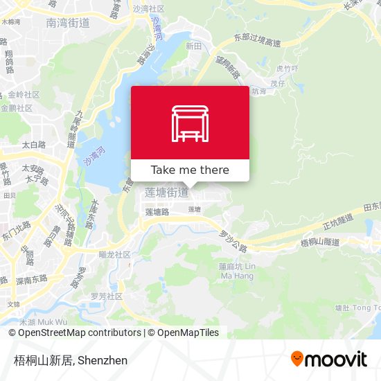 梧桐山新居 map