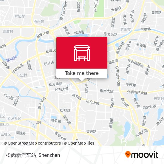 松岗新汽车站 map