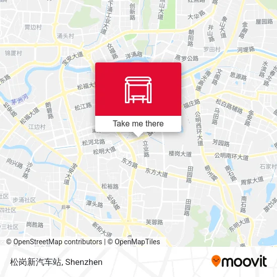 松岗新汽车站 map