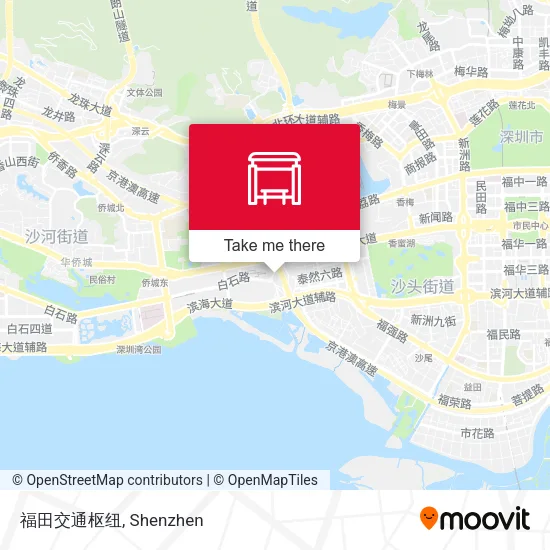 福田交通枢纽 map