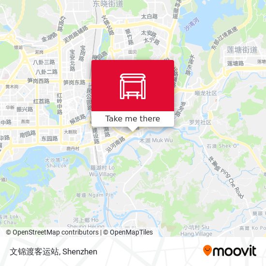 文锦渡客运站 map