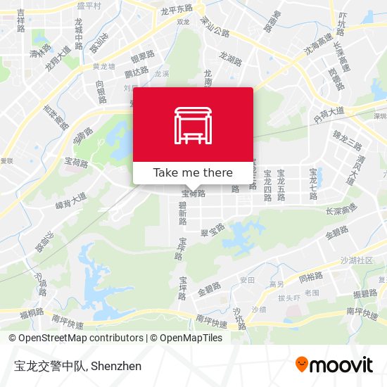 宝龙交警中队 map