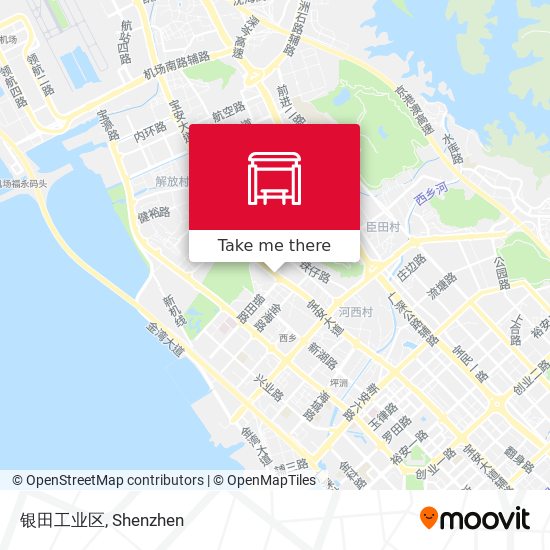 银田工业区 map