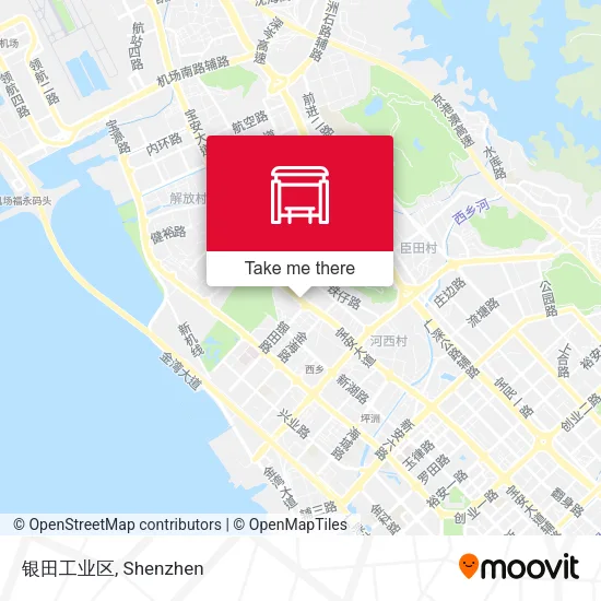 银田工业区 map