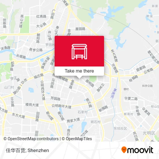 佳华百货 map