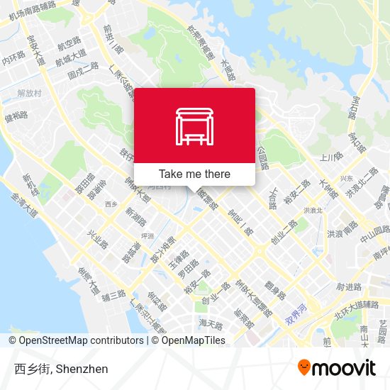 西乡街 map